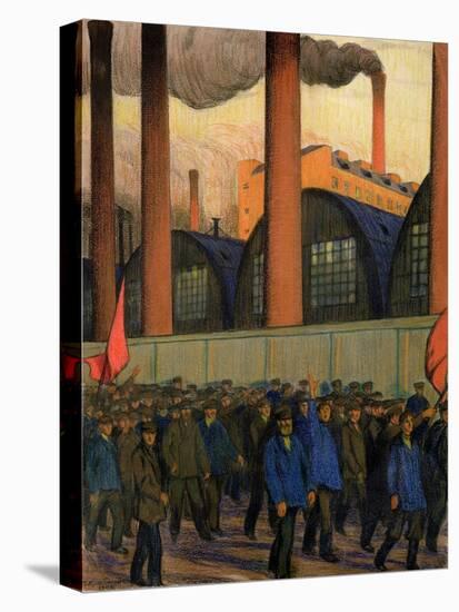 Strike-Boris Kustodiyev-Premier Image Canvas
