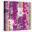 Striped Floral-Bee Sturgis-Stretched Canvas