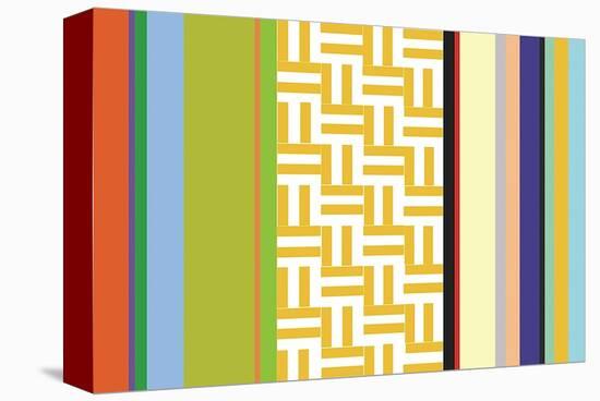 Striped Key-Dan Bleier-Stretched Canvas