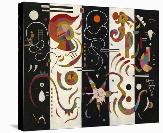 Striped (Raye)-Wassily Kandinsky-Stretched Canvas