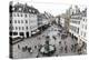 Stroget, the Main Pedestrian Shopping Street, Copenhagen, Denmark, Scandinavia, Europe-Yadid Levy-Premier Image Canvas