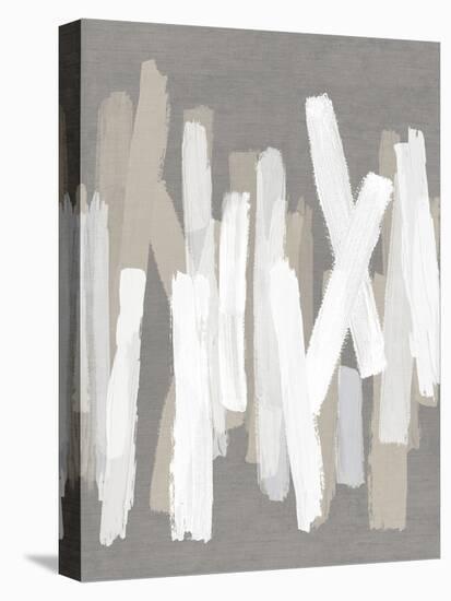 Strokes Neutral III-Ellie Roberts-Stretched Canvas