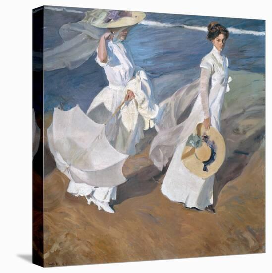 Strolling Along the Seashore-Joaquín Sorolla y Bastida-Premier Image Canvas