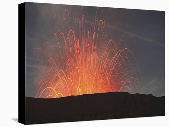 Strombolian Eruption of Mount Bromo Volcano, Tengger Caldera, Java, Indonesia-Stocktrek Images-Premier Image Canvas