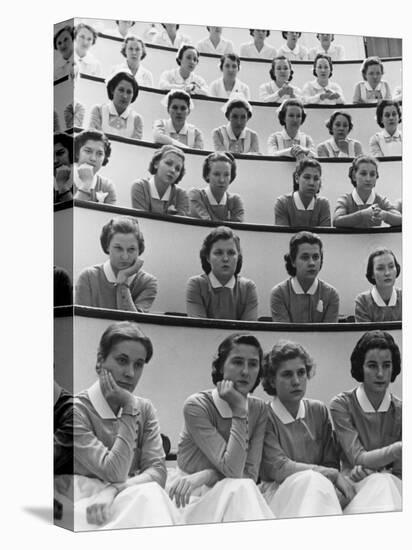 Student Nurses at Roosevelt Hospital-Alfred Eisenstaedt-Premier Image Canvas