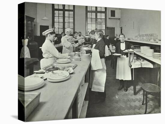 Student Waiters, Westminster Technical Institute, London, 1914-null-Premier Image Canvas