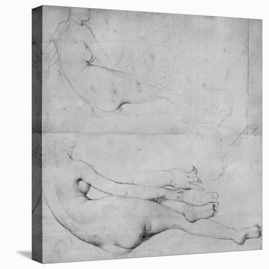 Studies for the Grande Odalisque-Jean-Auguste-Dominique Ingres-Premier Image Canvas