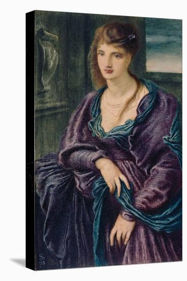 Study: Female Figure, 1873 (W/C, Gouache & Oil Paint on Paper)-Simeon Solomon-Premier Image Canvas