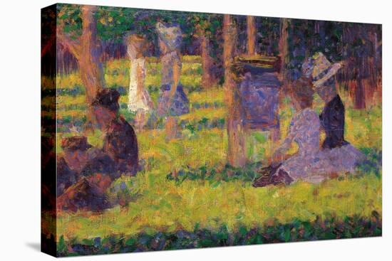 Study for a Sunday Afternoon on the Island of La Grande Jatte-Georges Seurat-Premier Image Canvas