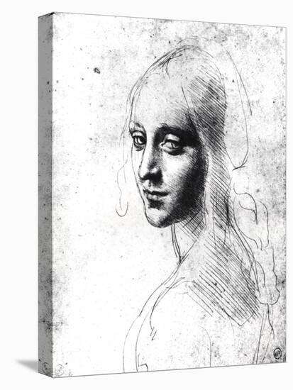 Study for an Angel in the Virgin of the Rocks-Leonardo da Vinci-Premier Image Canvas