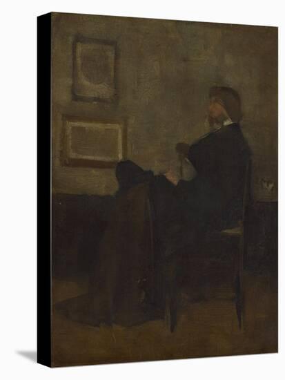 Study for Arrangement in Grey and Black, No. 2: Thomas Carlyle, 1872-73-James Abbott McNeill Whistler-Premier Image Canvas