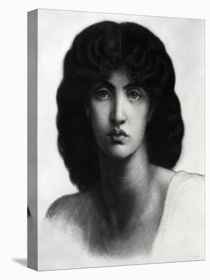 Study for Astarte Syriaca, Model Jane Morris, Pencil, 1875-Dante Gabriel Rossetti-Premier Image Canvas