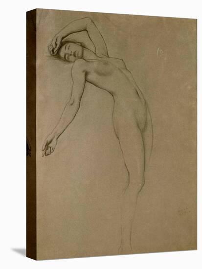 Study for 'Clyties of the Mist' (Chalk on Paper)-Herbert James Draper-Premier Image Canvas