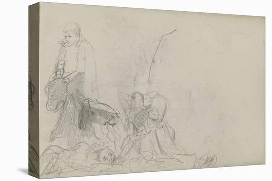 Study for 'Dawn of Waterloo', 1893-Lady Butler-Premier Image Canvas