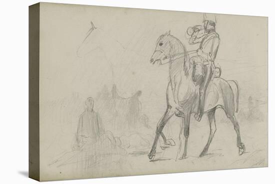 Study for 'Dawn of Waterloo', 1893-Lady Butler-Premier Image Canvas