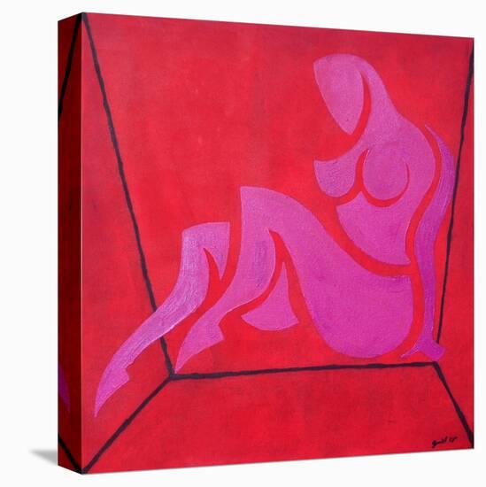 Study for Figure in Cubic Space-Guilherme Pontes-Premier Image Canvas