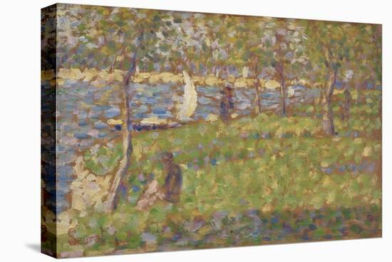 Study for "La Grande Jatte", 1884-5-Georges Pierre Seurat-Premier Image Canvas