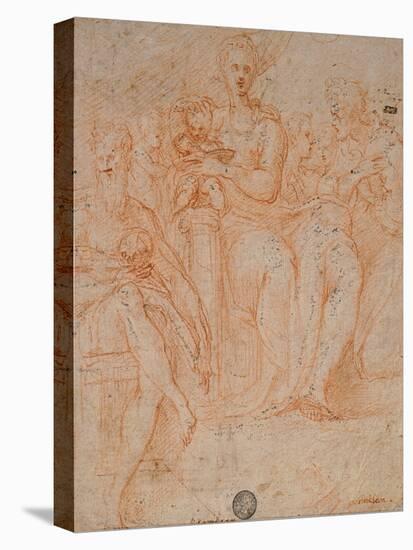 Study for Madonna of the Long Neck-Parmigianino-Premier Image Canvas