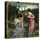 Study for 'Nymphs Finding the Head of Orpheus', C.1900-John William Waterhouse-Premier Image Canvas