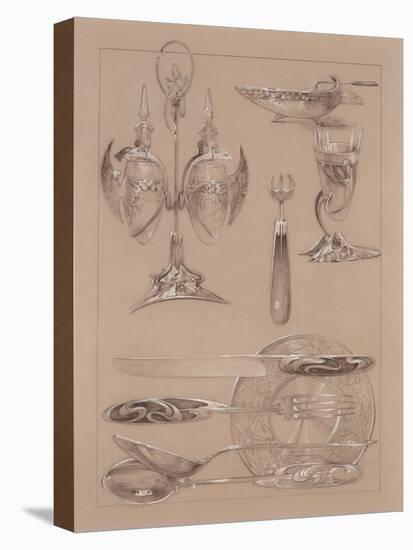 Study for Plate 69 of 'Documents Decoratifs', 1902-Alphonse Mucha-Premier Image Canvas