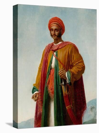 Study for 'Portrait of an Indian', c.1807-Anne Louis Girodet de Roucy-Trioson-Premier Image Canvas