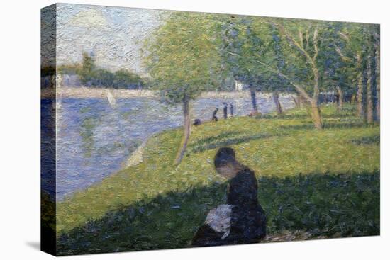 Study for Sunday on la Grande Jatte-Georges Seurat-Premier Image Canvas