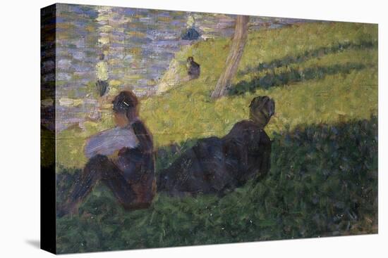 Study for Sunday on la Grande Jattte-Georges Seurat-Premier Image Canvas