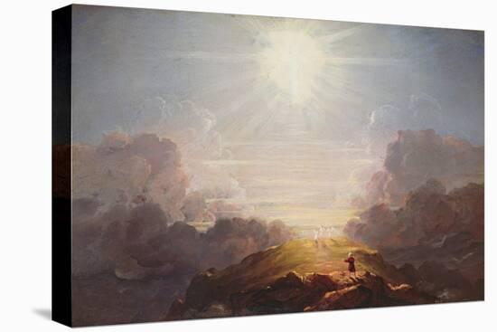 Study for the Cross and the World, C.1846 (Oil on Panel)-Thomas Cole-Premier Image Canvas