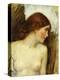 Study for the Head of Echo-John William Waterhouse-Premier Image Canvas