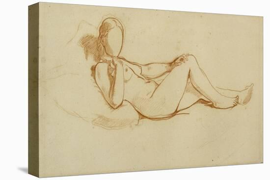 Study for the Olympia: a Woman Lying, Face Not Drawn-Edouard Manet-Premier Image Canvas