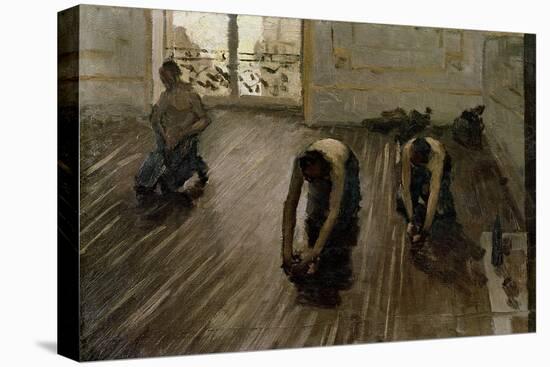 Study for 'The Parquet Planers', 1875-Gustave Caillebotte-Premier Image Canvas
