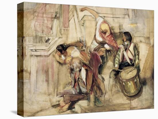 Study for the Proclamation of Don Carlos-John Frederick Lewis-Premier Image Canvas