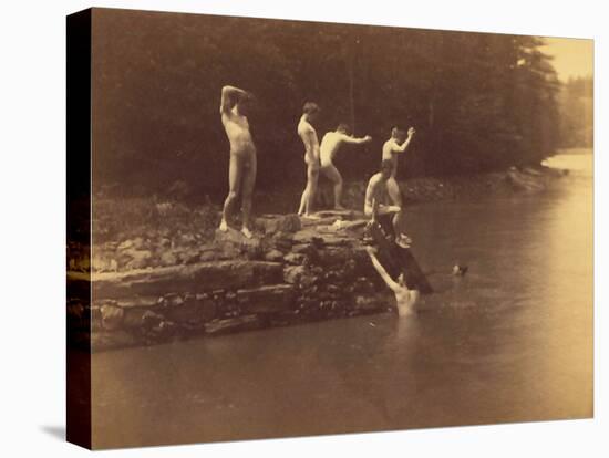 Study for the Swimming Hole, 1883-Thomas Cowperthwait Eakins-Premier Image Canvas