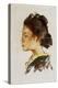 Study Head of a Japanese Girl, 1890-92-Robert Frederick Blum-Premier Image Canvas