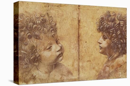 Study of a Child's Head-Leonardo da Vinci-Premier Image Canvas