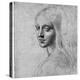 Study of a Girl's Head, C1483-Leonardo da Vinci-Premier Image Canvas