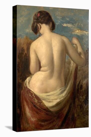 Study of a Half-Nude Figure (Oil on Canvas)-William Etty-Premier Image Canvas