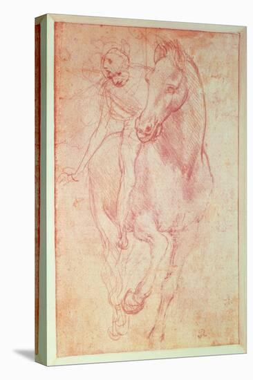 Study of a Horse and Rider, C.1481-Leonardo da Vinci-Premier Image Canvas