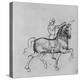 'Study of a Horseman', c1480 (1945)-Leonardo Da Vinci-Premier Image Canvas