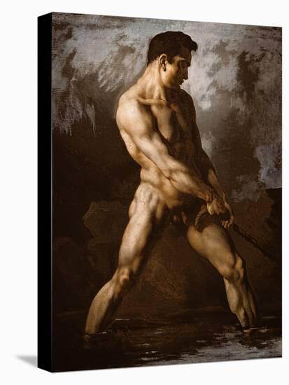 Study of a Male Nude, 1817/20-Théodore Géricault-Premier Image Canvas