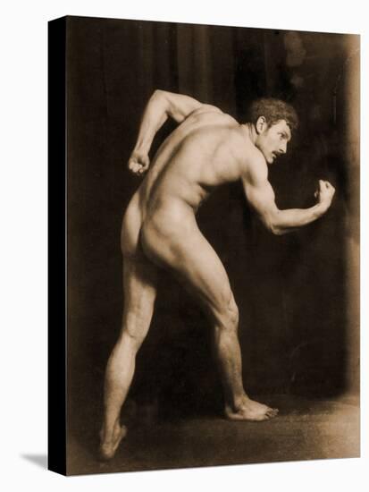 Study of a Male Nude, C.1900-Wilhelm Von Gloeden-Premier Image Canvas