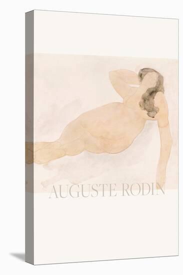 Study of a Nude (Lying on Side)-Auguste Rodin-Premier Image Canvas