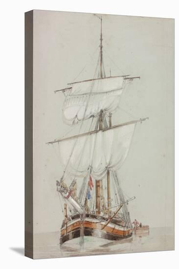 Study of a Sailing Ship-John Wilson Carmichael-Premier Image Canvas