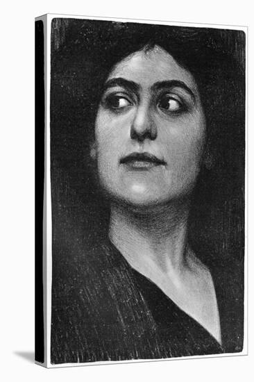 Study of a Woman's Head, 1899-Hans Unger-Premier Image Canvas