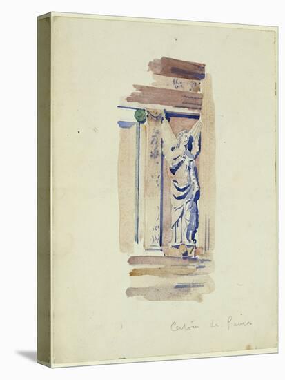 Study of an Angel Statue, Certosa Di Pavia, 1891-Charles Rennie Mackintosh-Premier Image Canvas