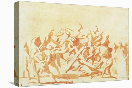 Study of Christ Carrying the Cross-Nicolas Poussin-Premier Image Canvas