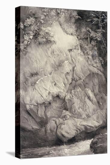 Study of Gneiss Rock, Glenfinlas, 1853-54-John Ruskin-Premier Image Canvas