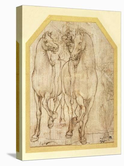 Study of Horses and Riders, C.1480-Leonardo da Vinci-Premier Image Canvas