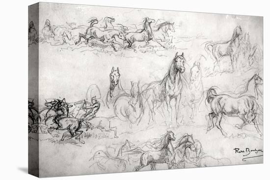 Study of Horses-Rosa Bonheur-Premier Image Canvas