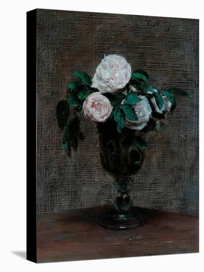 Study of Roses, 1872-Ignace Henri Jean Fantin-Latour-Premier Image Canvas